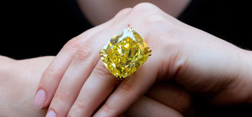 Canary yellow diamond