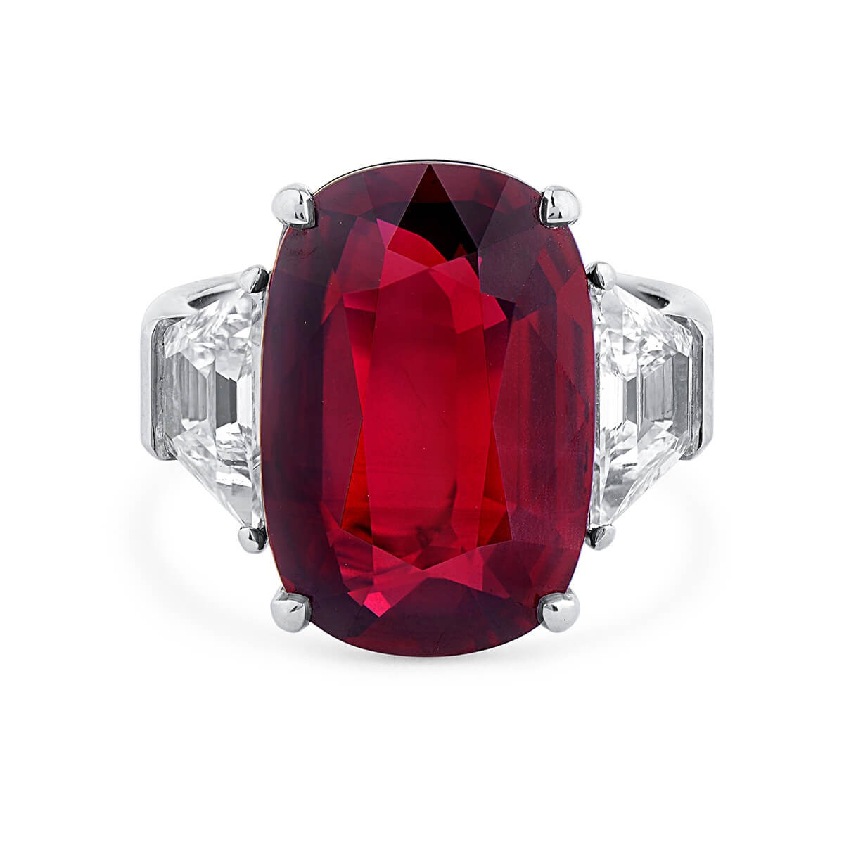 Vivid Red Ruby Ring - Dalby Diamonds