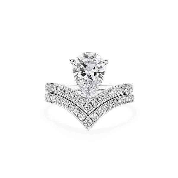 Pear Shaped Diamond Ring - Dalby Diamonds