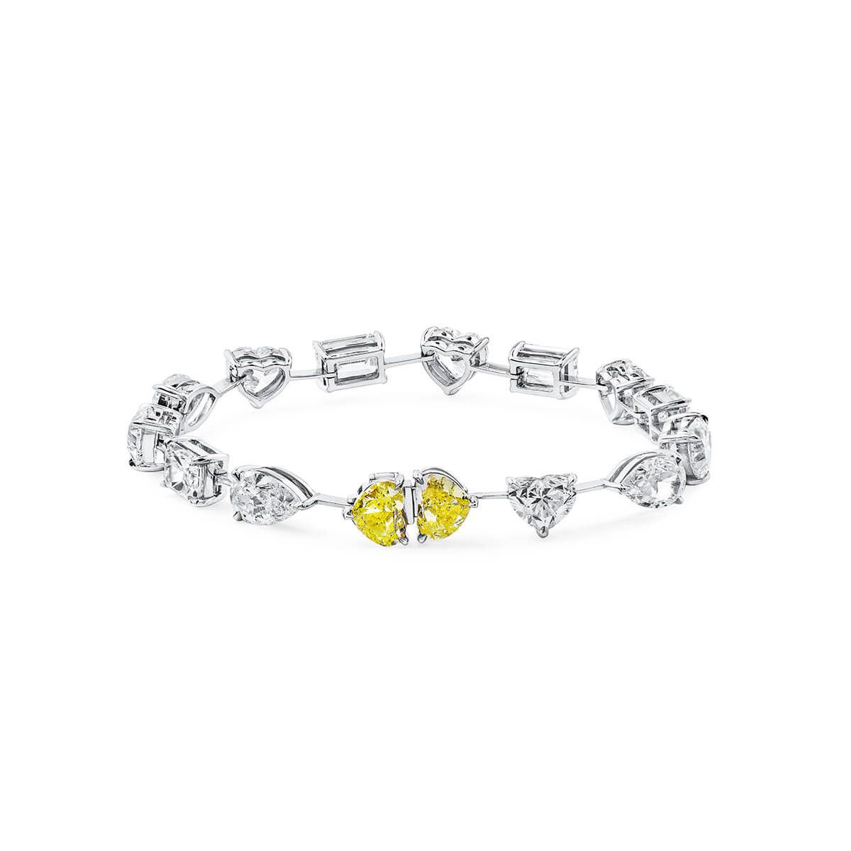 Multi-shape diamond tennis bracelet – Nyamahjewelry